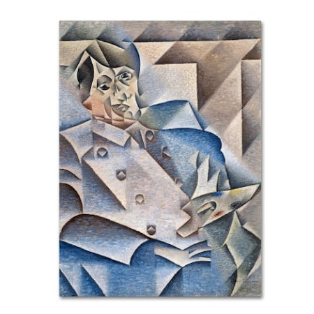 Juan Gris 'Portrait Of Pablo Picasso' Canvas Art,35x47